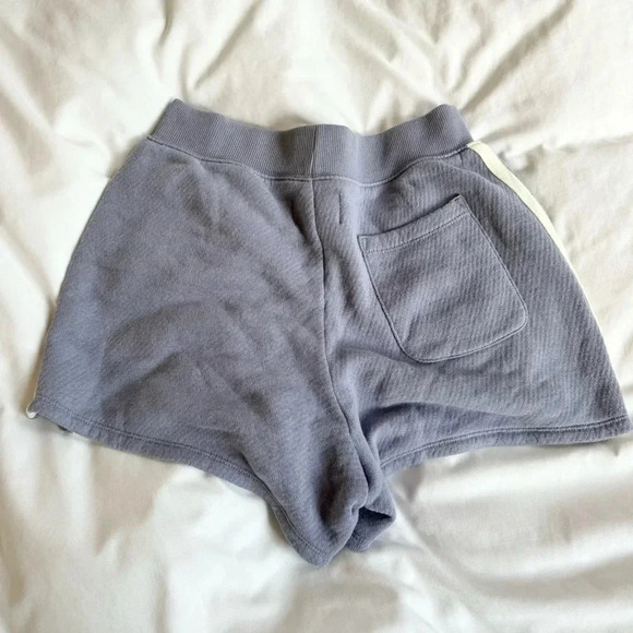 Madewell MWL AiryTerry Cocoon Hoodie Sweatshirt Zip Up Shorts Set Purple XS - Picture 13 of 14